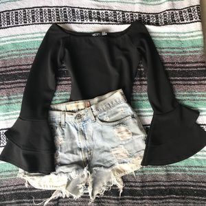 Off the shoulder bodysuit